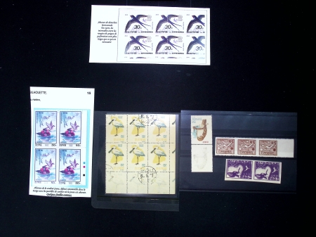 1955-2004, Small birds-topic selection of various stamps
