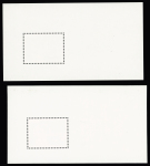 1979 The Great Wall min.sheet + same with gold overprint