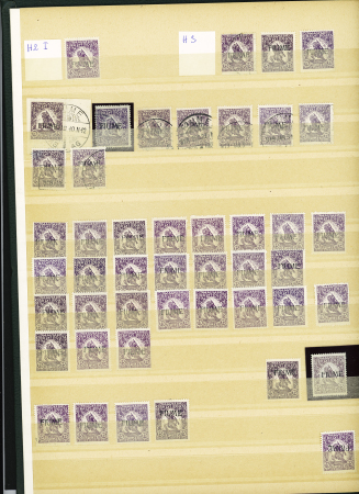 1784-1924, Fascinating holding of Fiume in 8 stockbooks