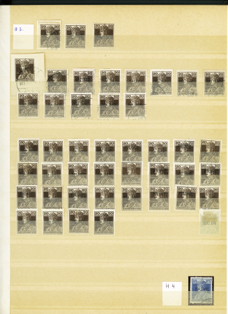 1784-1924, Fascinating holding of Fiume in 8 stockbooks