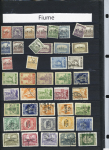 1784-1924, Fascinating holding of Fiume in 8 stockbooks