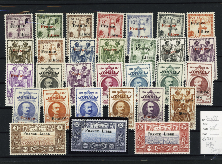 N°204 à 233 Série France Libre, neuf * (sauf 231