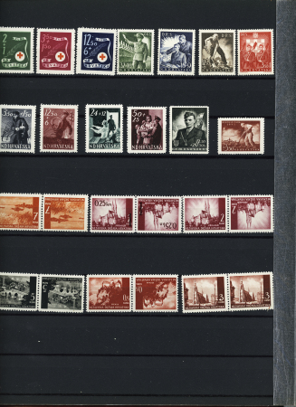 Mint & used collection of Croatia 1941-1945, light