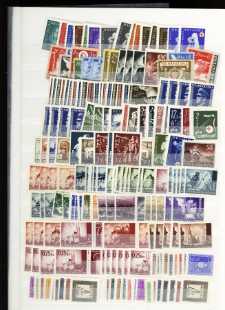 Mint & used collection of Croatia 1941-1945, light