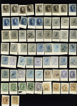 1849-1936 Collection de Belgique dont classiques, Croix-Rouge