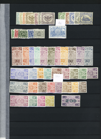 1849-1936 Collection de Belgique dont classiques, Croix-Rouge