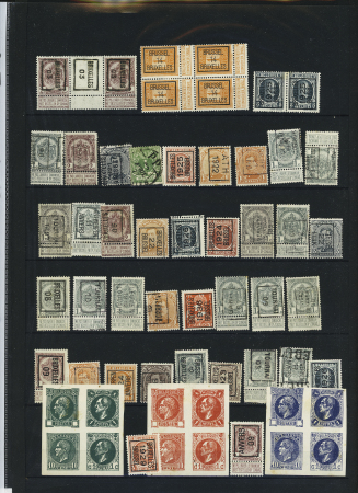 1849-1936 Collection de Belgique dont classiques, Croix-Rouge