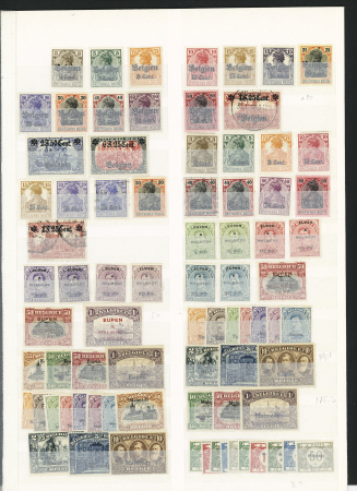 1849-1936 Collection de Belgique dont classiques, Croix-Rouge