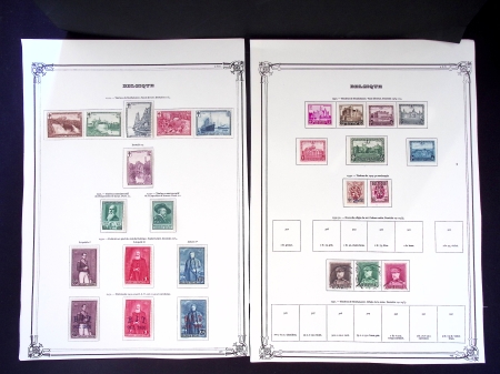 1849-1936 Collection de Belgique dont classiques, Croix-Rouge