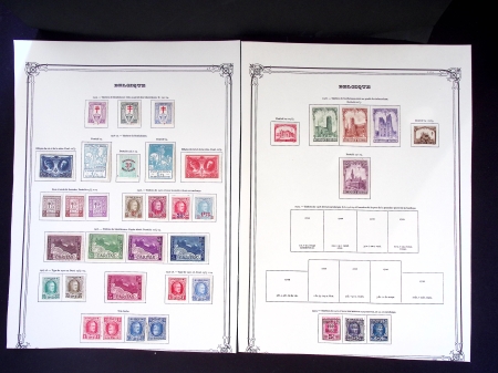 1849-1936 Collection de Belgique dont classiques, Croix-Rouge