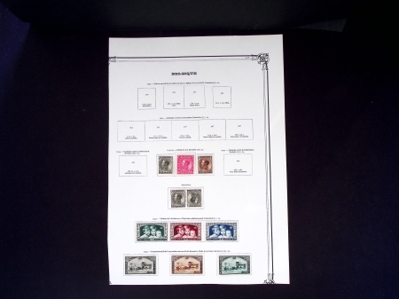 1849-1936 Collection de Belgique dont classiques, Croix-Rouge
