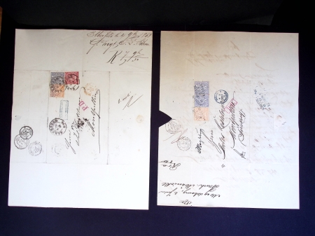1866-72, Lot of 32 classics covers, mostly addressed