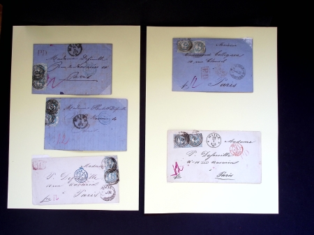 1866-72, Lot of 32 classics covers, mostly addressed