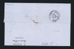 Col. Gen n°44 OBL CAD "Paq. Ang. Pointe à Pitre Guade" (1878) sur lettre pour Basse Terre. TB.