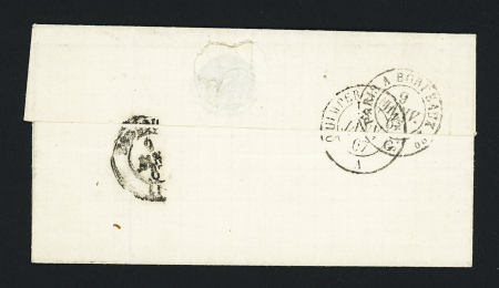 N°22 OBL GC 60 + T22 "Allaire (54)" (1867) sur lettre. B