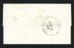 Carentoir : cursive "34 Carentoire" + T12 "Redon (34)" (1838) + décime rural rouge, ind 15. TB