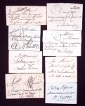 Lot et collection : 20 marques postales du Morbihan : Auray, Hennebont, Josselin, etc, TB, cote 1035€