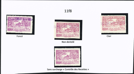 N°155 4 timbres dont 1 ND., 1 sans surch. « C des