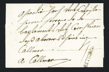 MP "ALTKRICH" sur lettre pour Colmar 1790, TTB (L2