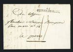 MP "66 OTTMARSHEIM" sur LAC 1795 pour Paris, TTB (ind.20)