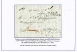 MP "P66P HUNINGUE" sur lettre de Lucerne 1820 avec