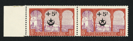 N°70a variété "ALCERIE" tenant à normal, neuf **,
