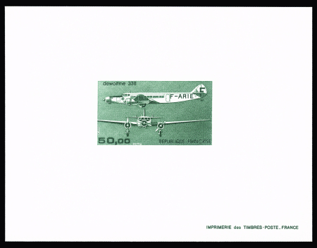 N°60 50f Dewoitine 338, épreuve de luxe, TTB