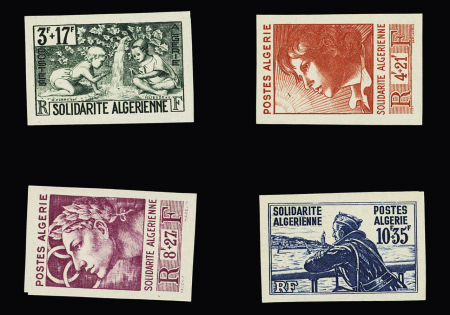 N°249a à 252a Oeuvres de solidarité, la série de