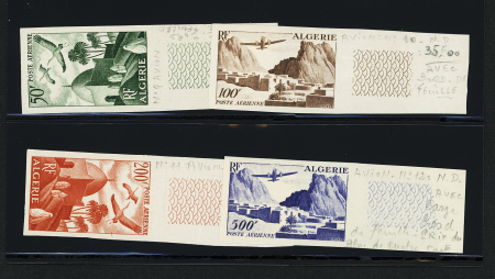 Poste aérienne n°9 à 12, série non dentelée, neuf