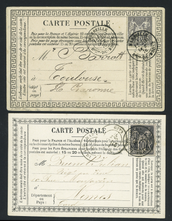 CP privée Félix Eydoux & Cie Marseille (PRI E3). Cote 75€ + CP privée anonyme de Marseille. TB