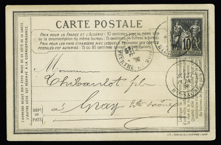 MEURTHE ET MOSELLE : CP privée sur carton blanc "A.Aimé & Cie Nancy" (PRI A 4 B). TB. Cote 75€