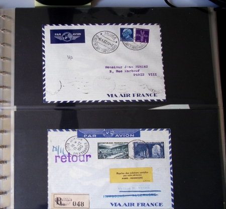 AEROPHILATELIE +490 premiers vols et plis d'aviation