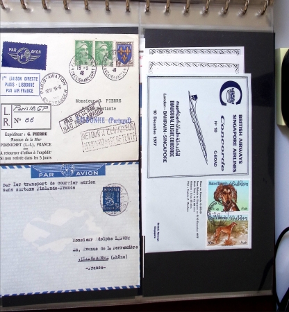 AEROPHILATELIE +490 premiers vols et plis d'aviation