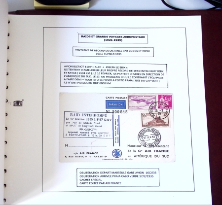 AEROPHILATELIE +490 premiers vols et plis d'aviation