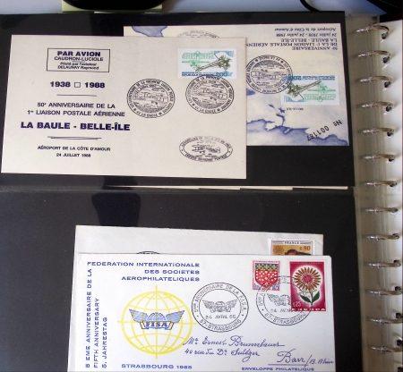 AEROPHILATELIE +490 premiers vols et plis d'aviation