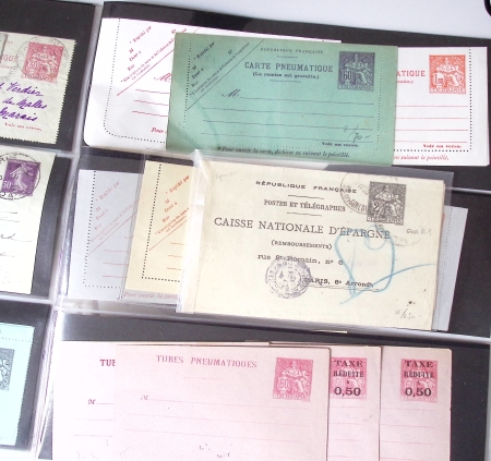 1885-1962, Ensemble de 80 entiers postaux, plupart