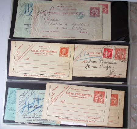 1885-1962, Ensemble de 80 entiers postaux, plupart