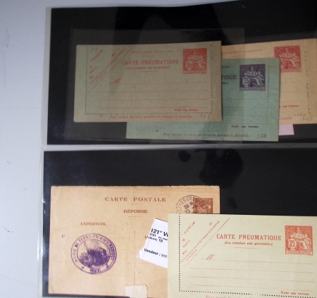 1885-1962, Ensemble de 80 entiers postaux, plupart