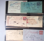 1885-1962, Ensemble de 80 entiers postaux, plupart