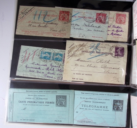 1885-1962, Ensemble de 80 entiers postaux, plupart