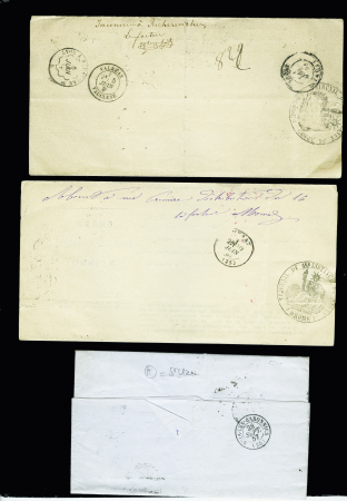 DROME : 1812-1905, Lot de 19 plis majorité classiques