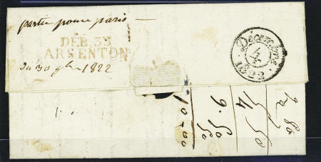 MP "Deb 35 Argenton"(36x9mm - rouge pâle), ind 20. TB