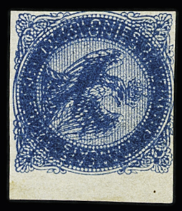 N°4d 20c bleu, double impression, neuf *, TTB