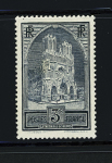 N°259b 3f Cathédrale de Reims, Type III, neuf **,