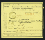 Dossier complet avec n°14 sur lettre taxée DT 30