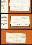 15 plis de Buzançais dont P 35 P Buzancois + port payé manuscrit (1819 - ind 14) et divers CAD 12 à 15. TB
