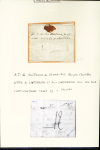 Lettre de Lauterbourg (67) pour Chateauroux avec au verso marque manuscrite "Deb de Chateauroux du 25 aoust 1793", ind 16. TB