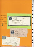 10 lettres de Chateauroux AFF n°4, 25c bleu OBL grille ou PC. TB