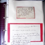 Bel album brun simili-cuir Leuchtturm avec boitier contenant 71 plis de ou pour Chateauroux avec MP et CAD dont lettre pour Chateauroux avec MP ronde "Bureau français Rome", 3 MP rouges "P 35 P Chateauroux", 2 franchise