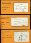 19 plis avec marques postales et lettre affranchies de Chatillon sur Indre dont 2 ports payés 41 x 17mm, boites rurales etc. Joli lot